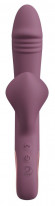 Сливовый вибратор с клиторальным отростком и анальным хвостом Slim Triple Plum - 21,4 см. Сливовый вибратор с клиторальным отростком и анальным хвостом Slim Triple Plum - 21,4 см.