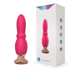 Розовый анальный вибромассажёр - 14,8 см. Розовый анальный вибромассажёр - 14,8 см.