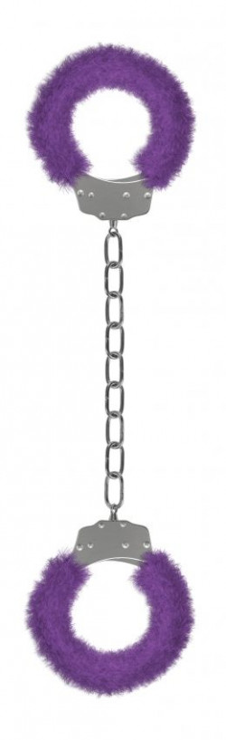 Кандалы с фиолетовым мехом Furry Ankle Cuffs Кандалы с фиолетовым мехом Furry Ankle Cuffs