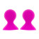 Ярко-розовые помпы для сосков LIT-UP NIPPLE SUCKERS LARGE PINK