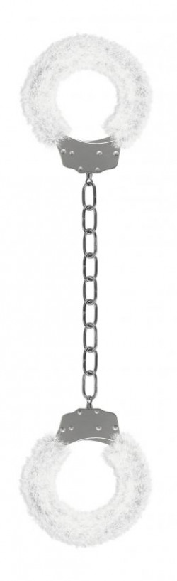 Кандалы с белым мехом Furry Ankle Cuffs Кандалы с белым мехом Furry Ankle Cuffs