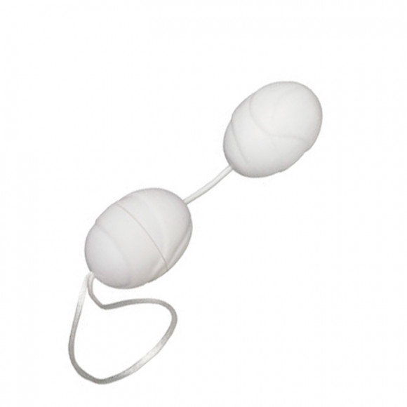 Белые вагинальные шарики Lavender Белые вагинальные шарики Lavender