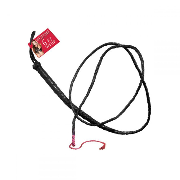 Черный кнут Black 6 foot Whip - 183 см. Черный кнут Black 6 foot Whip - 183 см.