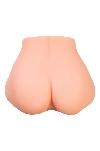 Телесный реалистичный мастурбатор-полуторс с 2 любовными входами Телесный реалистичный мастурбатор-полуторс с 2 любовными входами