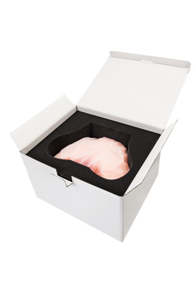 Телесный реалистичный мастурбатор-полуторс с 2 любовными входами Телесный реалистичный мастурбатор-полуторс с 2 любовными входами