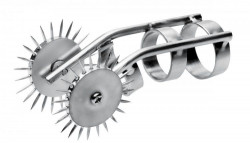 Насадка на палец с игольчатыми колёсиками Spikes Double Finger Pinwheel