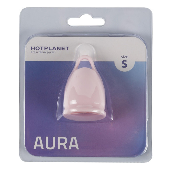 Розовая менструальная чаша Aura S Розовая менструальная чаша Aura S
