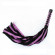 Черно-фиолетовая плеть из замши - 60 см. Черно-фиолетовая плеть из замши - 60 см.