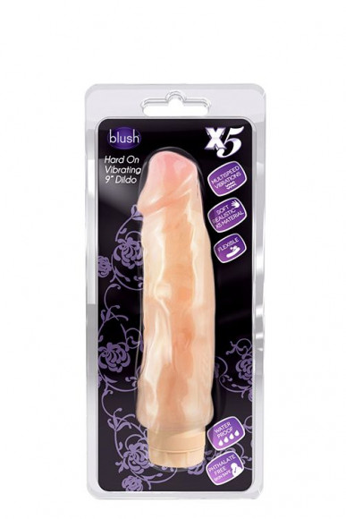 Виброфаллос с ярко выраженным рельефом X5 HARD ON VIBRATING 9INCH DILDO - 22,8 см. Виброфаллос с ярко выраженным рельефом X5 HARD ON VIBRATING 9INCH DILDO - 22,8 см.