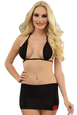 Сексуальный комплект: микро-лиф и облегающая юбка Сексуальный комплект: микро-лиф и облегающая юбка