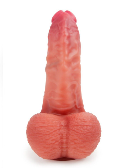 Телесный вибратор-реалистик с пультом ДУ - 24 см. Телесный вибратор-реалистик с пультом ДУ - 24 см.