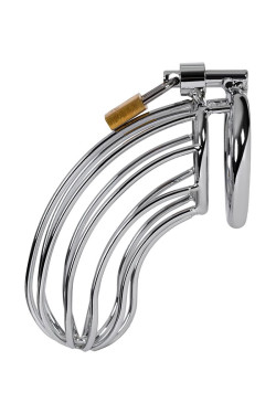 Серебристый пояс верности TOYFA на замочке Серебристый пояс верности TOYFA на замочке