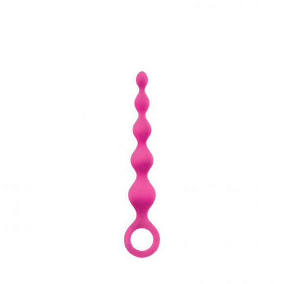 Розовая анальная цепочка Perles D Lux Short - 16,5 см. Розовая анальная цепочка Perles D Lux Short - 16,5 см.