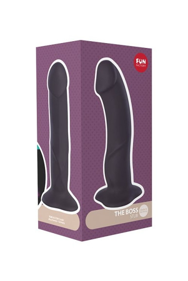 Черный фаллоимитатор The Boss Stub - 19 см. Черный фаллоимитатор The Boss Stub - 19 см.