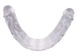 Прозрачный двусторонний фаллоимитатор Eternity - 29,5 см. Прозрачный двусторонний фаллоимитатор Eternity - 29,5 см.