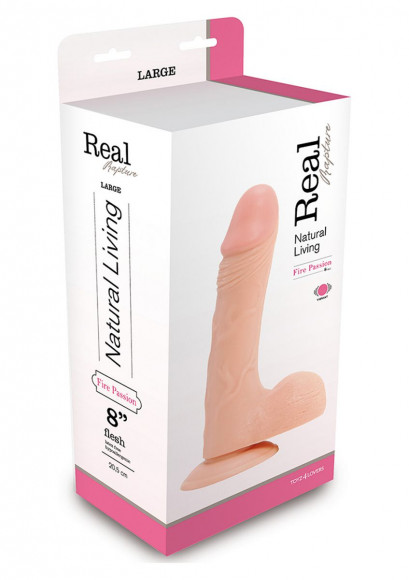 Вибратор-реалистик Vibe Flesh - 23 см.