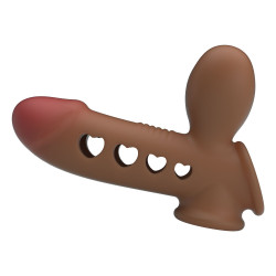 Насадка на пенис с эффектом расширения Tyronn - 16,1 см. Насадка на пенис с эффектом расширения Tyronn - 16,1 см.