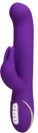 Фиолетовый вибратор со стимулятором клитора - 22 см. Фиолетовый вибратор со стимулятором клитора - 22 см.