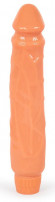 Телесный гладкий вибратор-реалистик с венками - 25 см. Телесный гладкий вибратор-реалистик с венками - 25 см.