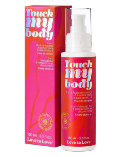 Силиконовый лубрикант 2-в-1 Touch My Body с ароматом вишнёвого цвета - 100 мл. Силиконовый лубрикант 2-в-1 Touch My Body с ароматом вишнёвого цвета - 100 мл.