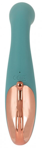 Бирюзовый вибратор для точки G The Magician G-Spot Vibrator - 19 см. Бирюзовый вибратор для точки G The Magician G-Spot Vibrator - 19 см.