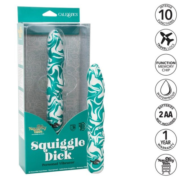 Волнообразный вибратор Squiggle Dick - 15,25 см. Волнообразный вибратор Squiggle Dick - 15,25 см.