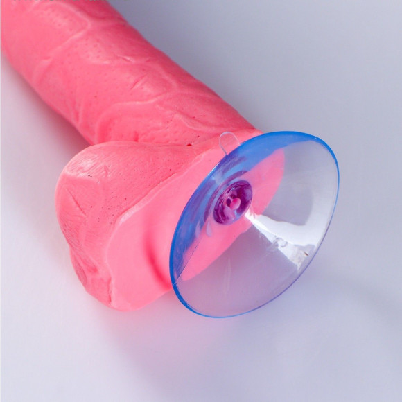 Розовое фигурное мыло  Фаворит  на присоске - 100 гр.