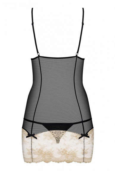 Облегающая сорочка Bisquella с ажурным подолом Облегающая сорочка Bisquella с ажурным подолом