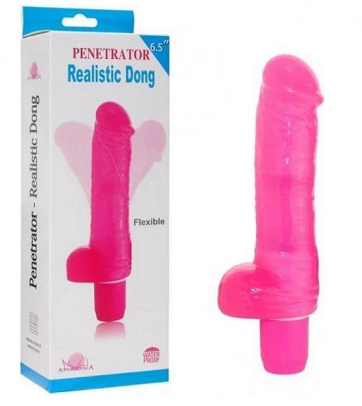 Розовый вибратор-реалистик Penetrator Realistic Dong 6.5 - 21 см. Розовый вибратор-реалистик Penetrator Realistic Dong 6.5 - 21 см.