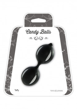 Чёрные вагинальные шарики CANDY BALLS TAFFY BLACK Чёрные вагинальные шарики CANDY BALLS TAFFY BLACK