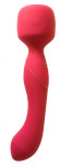Красный двусторонний вибромассажер Heating Wand с нагревом - 22 см. Красный двусторонний вибромассажер Heating Wand с нагревом - 22 см.