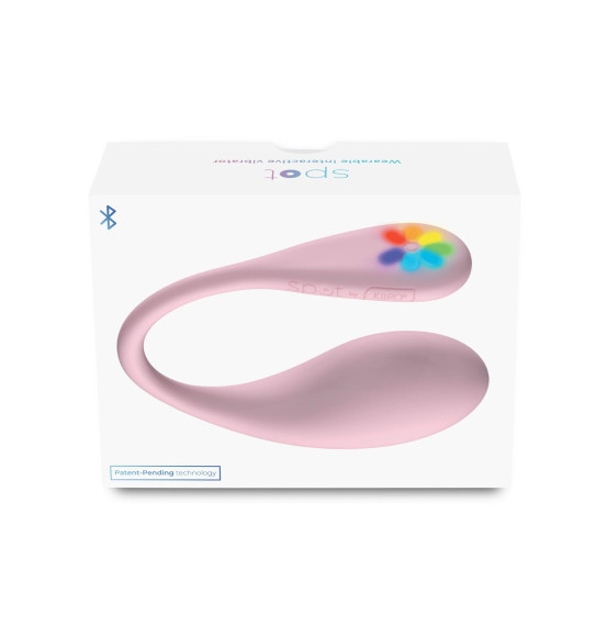 Розовое интерактивное виброяйцо Spot Розовое интерактивное виброяйцо Spot