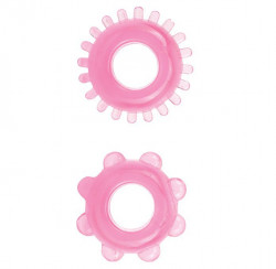 Набор из 2 розовых эрекционных колец SYNERGY TICKLER RING Набор из 2 розовых эрекционных колец SYNERGY TICKLER RING