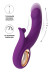 Фиолетовый вибратор Julli с функций Up&Down - 20,5 см.