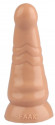 Телесная анальная втулка с круглой головкой - 20 см. Телесная анальная втулка с круглой головкой - 20 см.