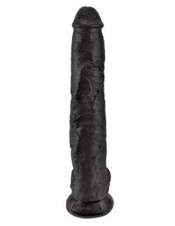 Чёрный фаллоимитатор-гигант 14 Cock with Balls - 37,5 см. Чёрный фаллоимитатор-гигант 14 Cock with Balls - 37,5 см.