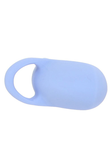 Голубой сенсорный вибромассажёр на палец Fuzu Sensa