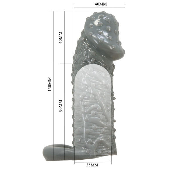 Серая насадка-удлинитель Fogg - 13 см. Серая насадка-удлинитель Fogg - 13 см.