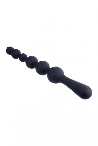 Черная анальная цепочка Beads Hunter - 22,9 см. Черная анальная цепочка Beads Hunter - 22,9 см.