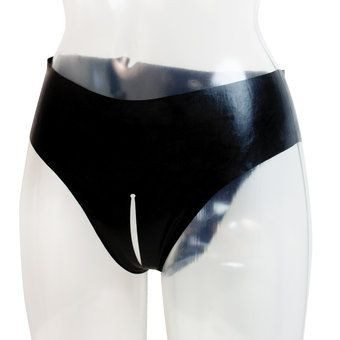 Латексные трусики с двумя вырезами Латексные трусики с двумя вырезами