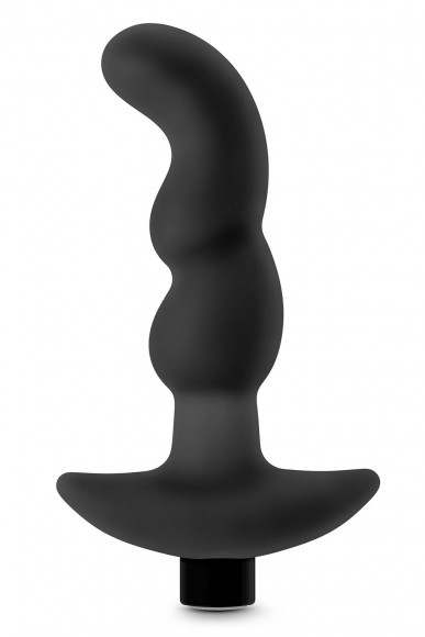 Черный вибромассажер простаты Prostate Massager 03 - 15,2 см. Черный вибромассажер простаты Prostate Massager 03 - 15,2 см.