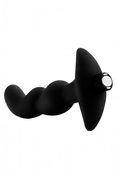 Черный вибромассажер простаты Prostate Massager 03 - 15,2 см. Черный вибромассажер простаты Prostate Massager 03 - 15,2 см.