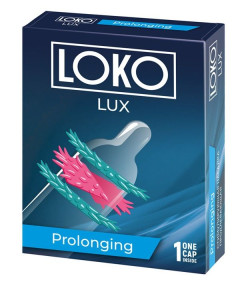 Стимулирующая насадка на пенис LOKO LUX с продлевающим эффектом Стимулирующая насадка на пенис LOKO LUX с продлевающим эффектом