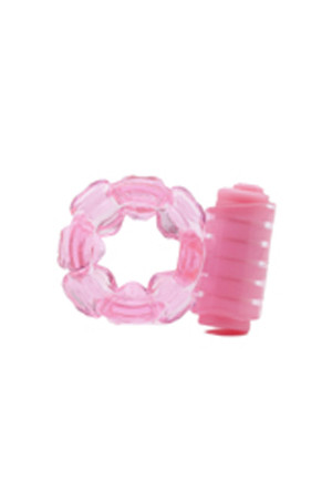 Розовое эрекционное кольцо с вибрацией Orgasmus III