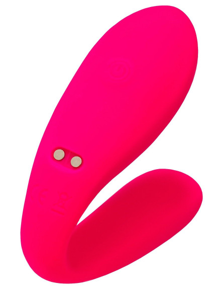 Розовый вибратор для пар Prawno с пультом ДУ Розовый вибратор для пар Prawno с пультом ДУ