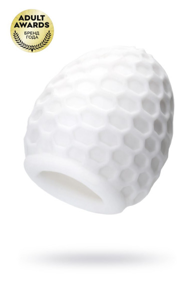 Белый рельефный мастурбатор Pufl Белый рельефный мастурбатор Pufl