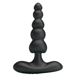 Черный анальный вибростимулятор Corban - 12 см. Черный анальный вибростимулятор Corban - 12 см.