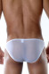 Белые полупрозрачные трусы-слипы