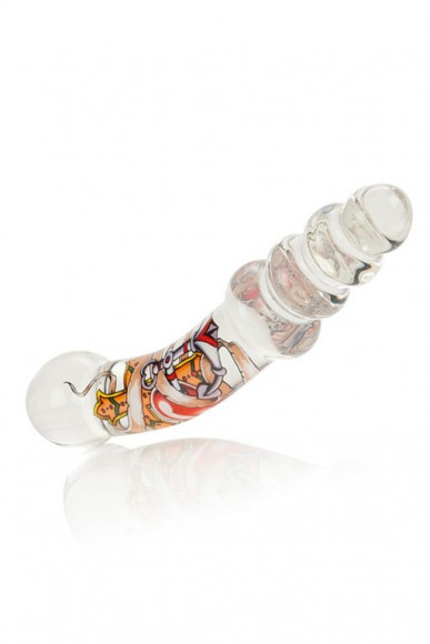 Двухсторонняя анальная пробка Inked Glass Dual Probe - 19 см. Двухсторонняя анальная пробка Inked Glass Dual Probe - 19 см.