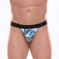 Мужские трусы-танга с принтом в виде китов Мужские трусы-танга с принтом в виде китов